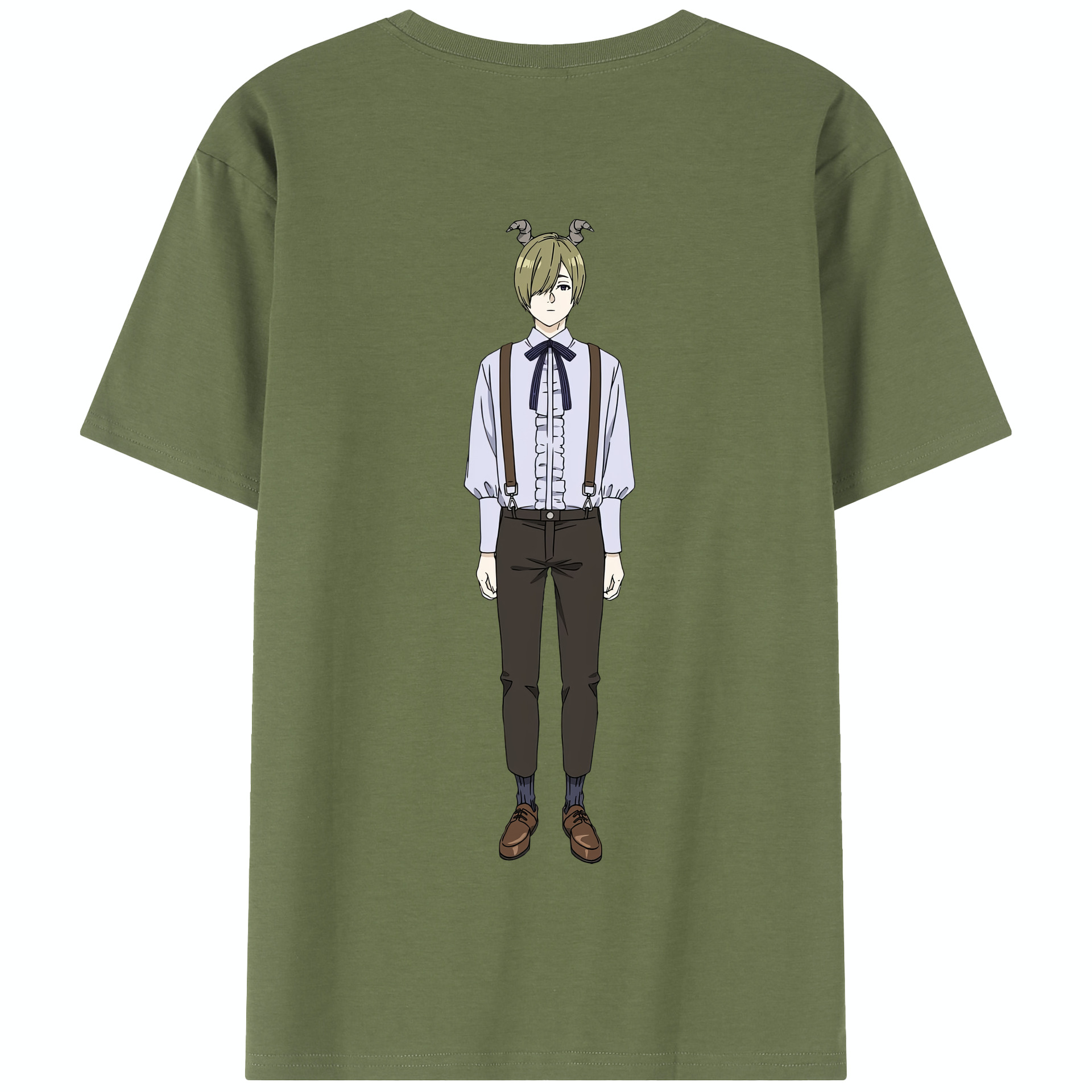 （画像用） 葬送のフリーレン Frieren 綿100％半袖Tシャツ（背面プリント）